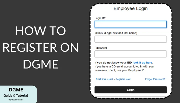 How to Register on DGME