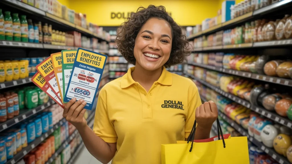 Dollar General staff receiving employee perks
