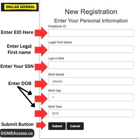 Add your Personal Information